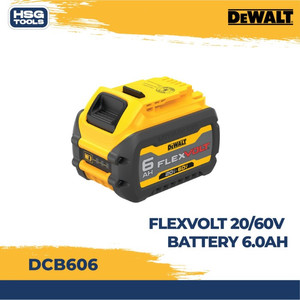 DEWALT DCB606 BATERAI CORDLESS FLEXVOLT 20/60V MAX BATTERY 6.0AH