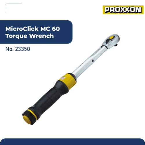 PROXXON 23350 KUNCITORSI MICROCLICK TORQUEWRENCH MC 60 12–60NM 3/8"