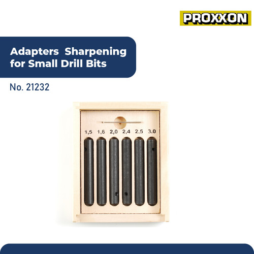 PROXXON 21232 ADAPTOR ALAT ASAH BOR ADAPTER SHARPENING SMALL DRIL BITS