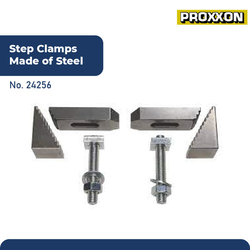 PROXXON 24256 BAUT T SLOT STEP CLAMPS MADE OF STEEL