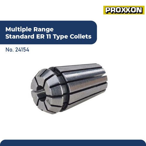 PROXXON 24154 ADAPTOR COLLET CHUCK MULTIPLE RANGE STANDARD ER11 COLLET