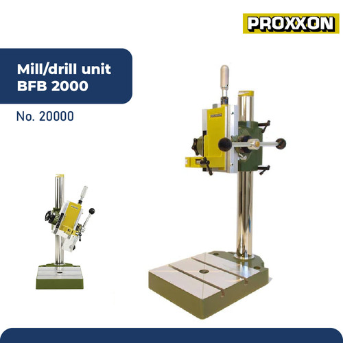 PROXXON 20000 DUDUKAN BOR MILING STAND MILL/DRILL BFB2000 SPINDLE 43MM