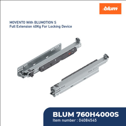 BLUM REL LACI MOVENTO RUNER BLUMOTION 40KG 400MM EXT FOR LOCK DEVICE