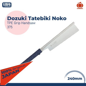 RAZORSAW 375 GERGAJI KAYU JEPANG DOZUKI TATEBIKI NOKO 240MM TPE GRIP