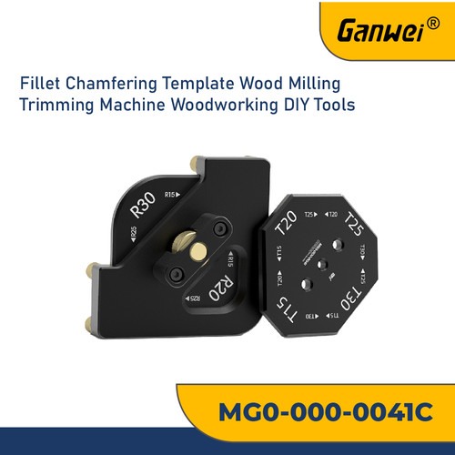 GANWEI 0041C JIG RADIUS MESIN ROUTER RADIUS CHAMFER TEMPLATE TRIMMING