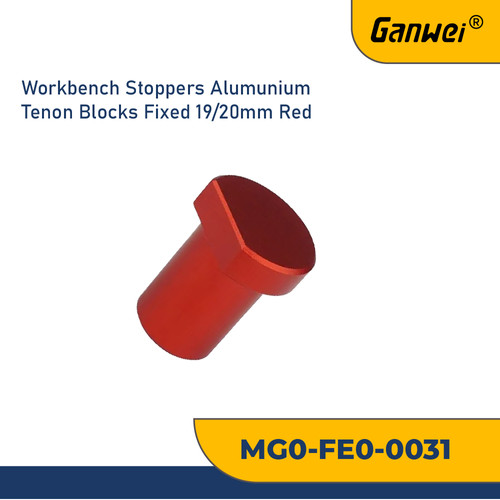 GANWEI 0031 STOPER BOLT WORKBENCH LIMIT FIX WOODWORK TABLE 19/20MM RED