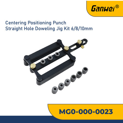 GANWEI 0023 DOWEL JIG CENTERING POSITION DOWEL KIT 6/8/10MM DRIL GUIDE