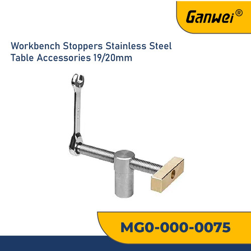 GANWEI 0075 STOPPER LIMIT WORKBENCH LIMIT FIX WOODWORK TABLE 19/20MM