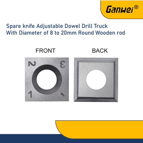 GANWEI ISI CUTTER ALAT PEMBUAT DOWEL SPARE KNIFE ADJUST DOWEL 8-20MM