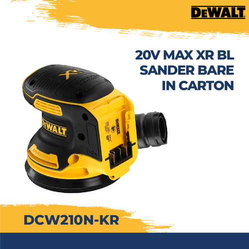 DEWALT DCW210N-KR MESIN AMPLAS ORBITAL 20V MAX XR BL SANDER BARE UNIT