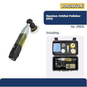 PROXXON 29835 MESIN POLES CORDLESS RANDOM ORBITAL POLISHER EP/A UN3481