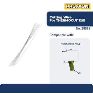 PROXXON 28082 KAWAT ALAT POTONG STYROFOAM CUTTING THERMOCUT 12/E 10PC