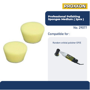 PROXXON 29077 BUSA POLES PROF. POLISHING SPONGES, MEDIUM, 2PCS