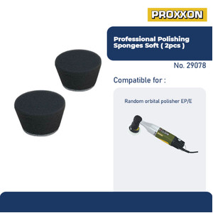 PROXXON 29078 BUSA POLES PROF. POLISHING SPONGES, SOFT, 2 PCS