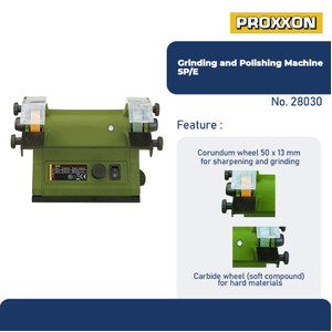 PROXXON 28030 MESIN GERINDA DUDUK & POLES GRINDING POLISH MACHINE SP/E