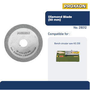 PROXXON 28012 MATA GERGAJI CIRCULAR SAW DIAMOND BLADE O50 MM