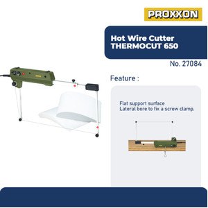 PROXXON 27084 ALAT POTONG STYROFOAM / GABUS WIRE CUTTER THERMOCUT 650