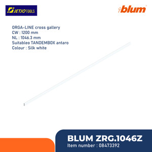 BLUM DRAWER RAK ZRG.1046Z ORGA-LINE CROSS GALLERY CW=1200MM L=1046.3MM