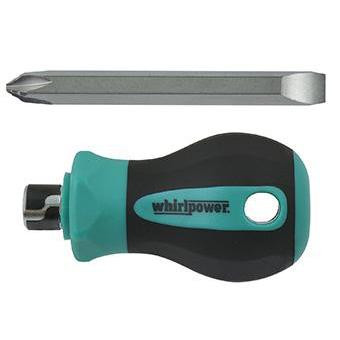 WHIRLPOWER OBENG CEBOL BOLAK BALIK STUBBY INTERCHANGEABLE SCREWDRIVER