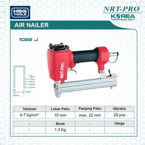 NRT-PRO 1022J AIR STAPLER NAILER GUN MESIN PAKU TEMBAK