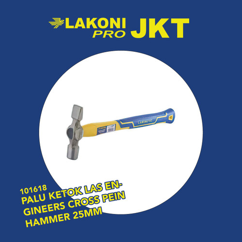 101618 LAKONI PRO PALU KETOK LAS ENGINEERS CROSS PEIN HAMMER 25mm