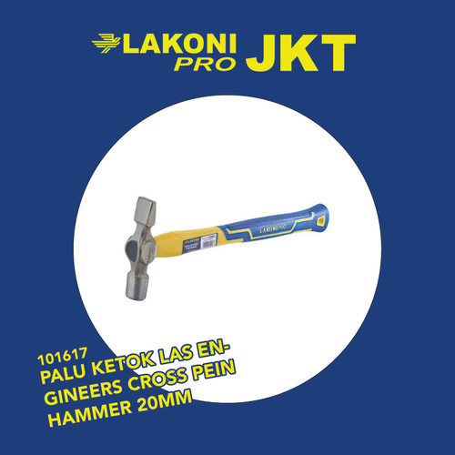 101617 LAKONI PRO PALU KETOK LAS ENGINEERS CROSS PEIN HAMMER 20mm