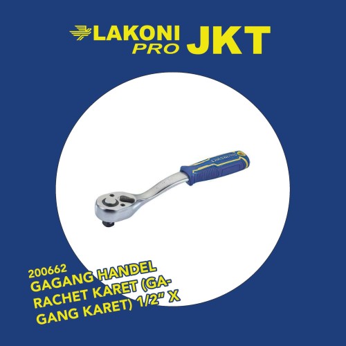 200662 LAKONI PRO GAGANG HANDEL RACHET KARET (GAGANG KARET) 1/2" X 10"