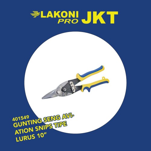 401549 LAKONI PRO GUNTING SENG AVIATION SNIPS TIPE LURUS 10"