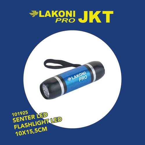 101925 LAKONI PRO SENTER LED FLASHLIGHT LED 10X15,5cm