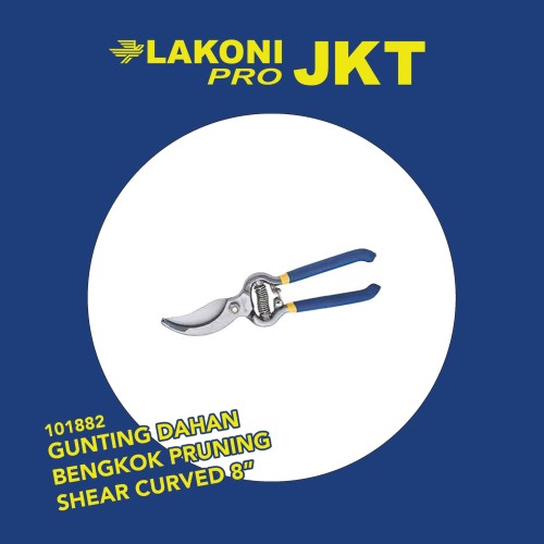 101882 LAKONI PRO GUNTING DAHAN BENGKOK PRUNING SHEAR CURVED 8"