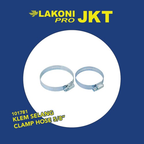 101781 LAKONI PRO KLEM SELANG CLAMP HOSE 5/8"