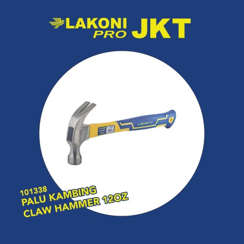 101338 LAKONI PRO PALU KAMBING CLAW HAMMER 12OZ