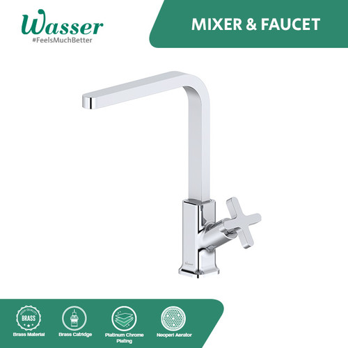 Wasser Dual Handle Basin Tap | TBA-V2305