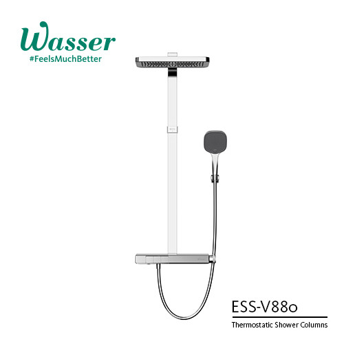 SHOWER MIXER SYSTEM WITH INNOVATIVE PUSH BUTTONS | ESS-V880