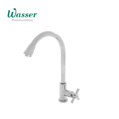 WASSER CY2 CROSS TALL SWING SPOUT COLD TAP (DECK)