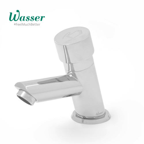 WASSER CY6 BASIN SELF-STOP COLD TAP (SMALL)|TBA-S035