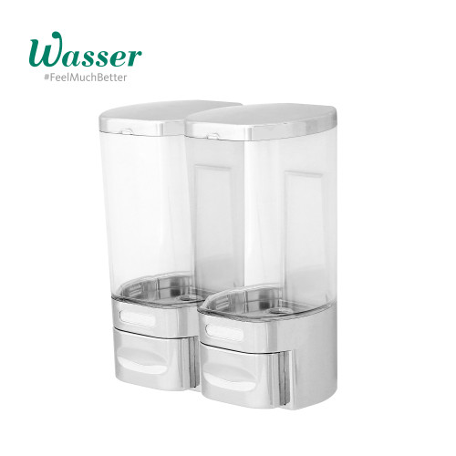 WASSER ACC BATHROOM|WSD-245 (DOUBLE TUBE LIQUID DISPENSER CHROME)