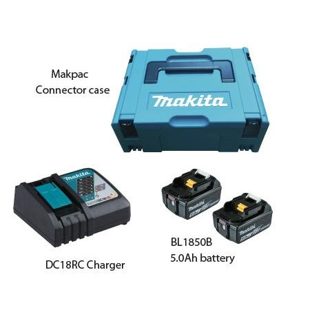 Makita Power Source Kit MKP1RT182 Baterai 1850 18 V 5Ah + Charger 18V