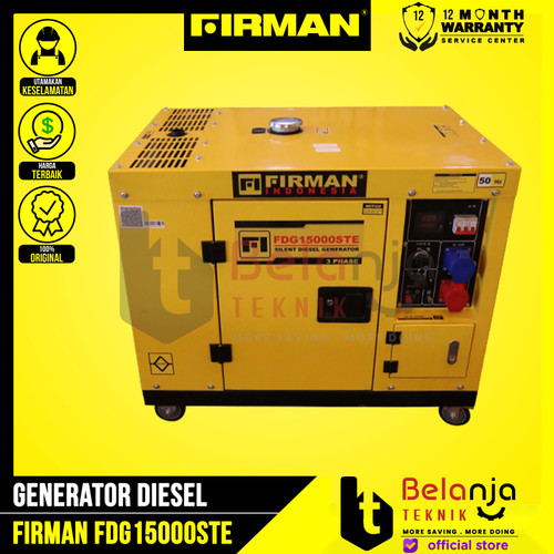 Firman Generator Diesel FDG 15000 STE Genset FDG15000STE 9 KW 3 Phase