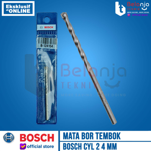 Bosch Mansory Drill Bits CYL-2 4 X 75 MM Mata Bor Beton Tembok 4MM