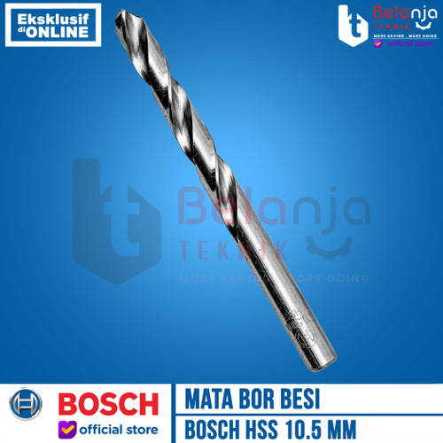 Bosch Mata Bor Besi 10.5mm HSS-G HSS G 10.5 mm Metal Drill Bits Bosch