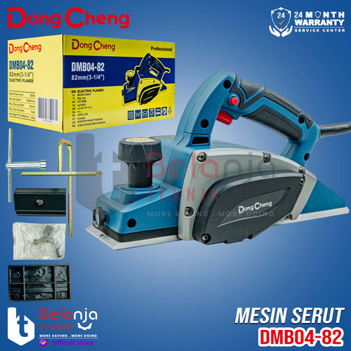 Dongcheng Mesin Serut Ketam Kayu Listrik DMB04-82 Planner 500 Watt