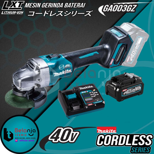 Makita Mesin Gerinda Baterai Cordless GA003GZ Angle Grinder SET 40V