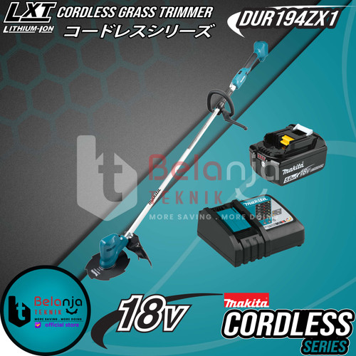 Makita Grass Trimmer DUR194ZX1 Mesin Potong Rumput Baterai Set 18V 5AH