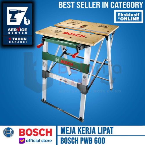 Bosch Meja Kerja Lipat Portable PWB 600 Folded Work Bench 200KG PWB600