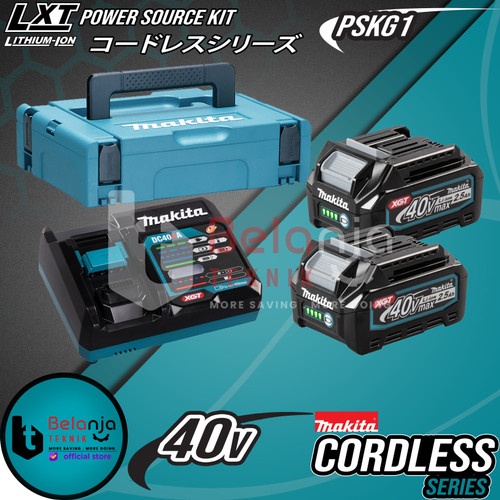 Makita Power Source Kit PSKG1 Baterai BL4025 + Charger DC40RC + Makpac