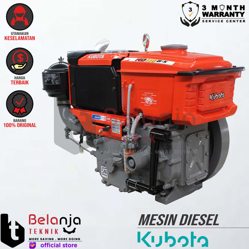 KUBOTA Mesin Diesel RD 110 DI N Diesel Penggerak RD110 Radiator