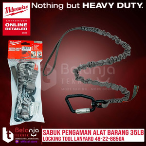 Milwaukee Locking Tool Lanyard 35 Lbs Sabut Pengaman Alat Barang 35Lb