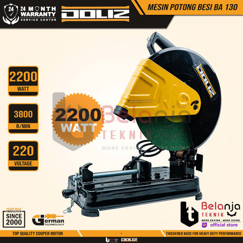 Doliz Mesin Potong Besi BA 130 14 Inch Cutting Off 355 mm 2200 Watt