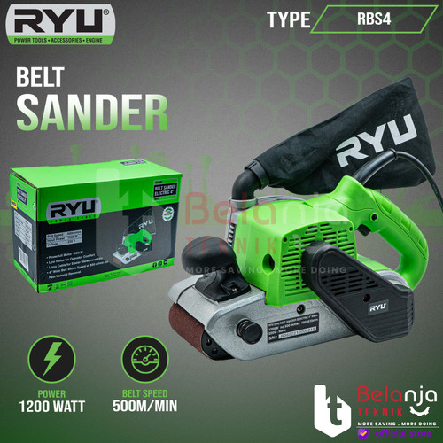 Ryu Belt Sander RBS 4 Inch Mesin Amplas Listrik 220V 1200 WATT RBS4